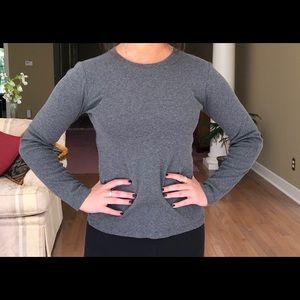 Super cute gray long sleeve!!